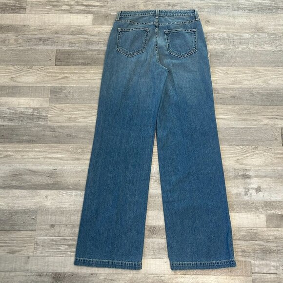 L'agence Wide Leg High Rise Medium Wash Scottie Jeans Women's I17 - Picture 6 of 6